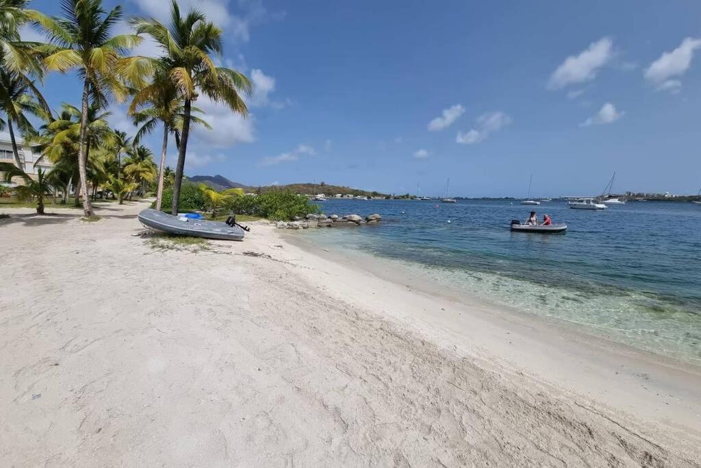 Superbe Studio Lumineux, Vue Sur Piscine Et Mer Baie Nettle Exterior foto